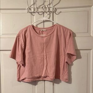 Double Zero Blush Pink Crop Top